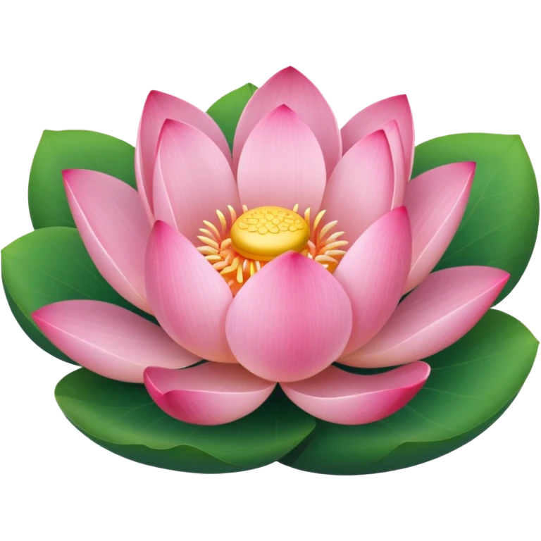 pink lotus circle leaf circle circle emoji