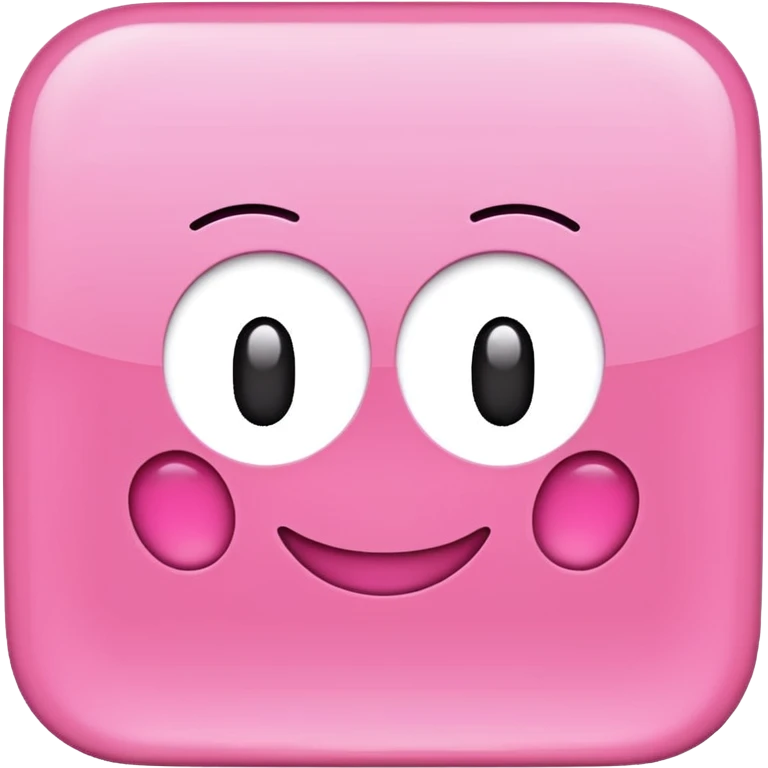 Pink square with 'OK' text emoji
