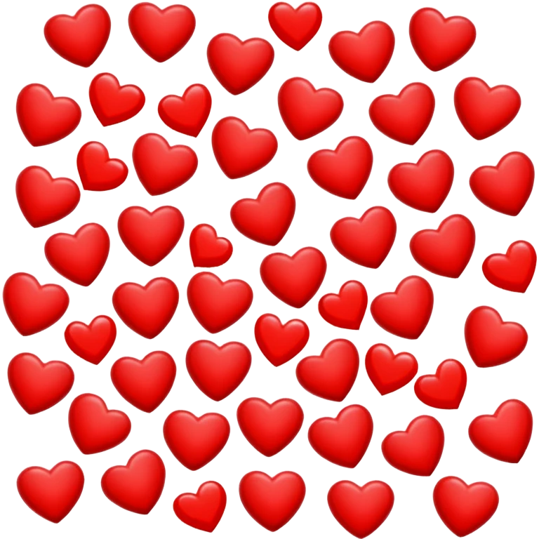 Love hearts emoji