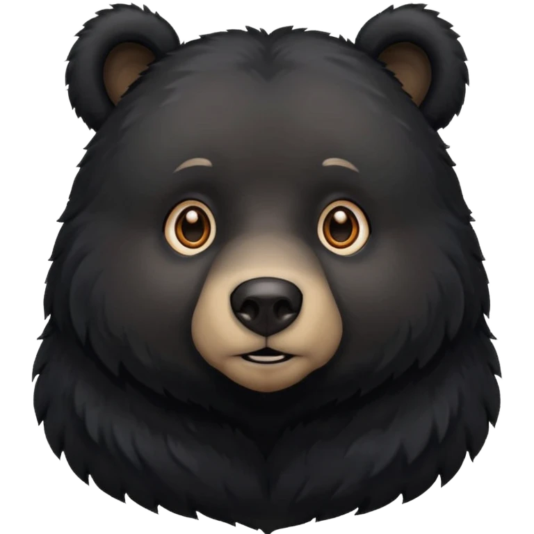 black bear emoji