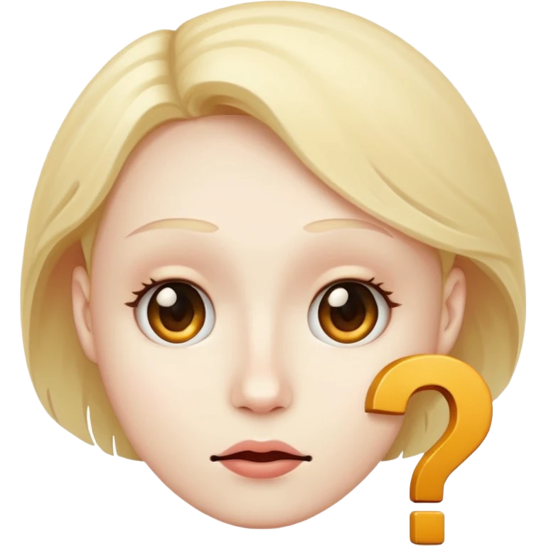 Face with question mark emoji