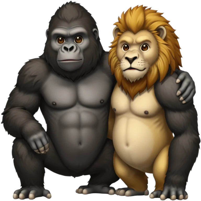 🦍🦁 emoji
