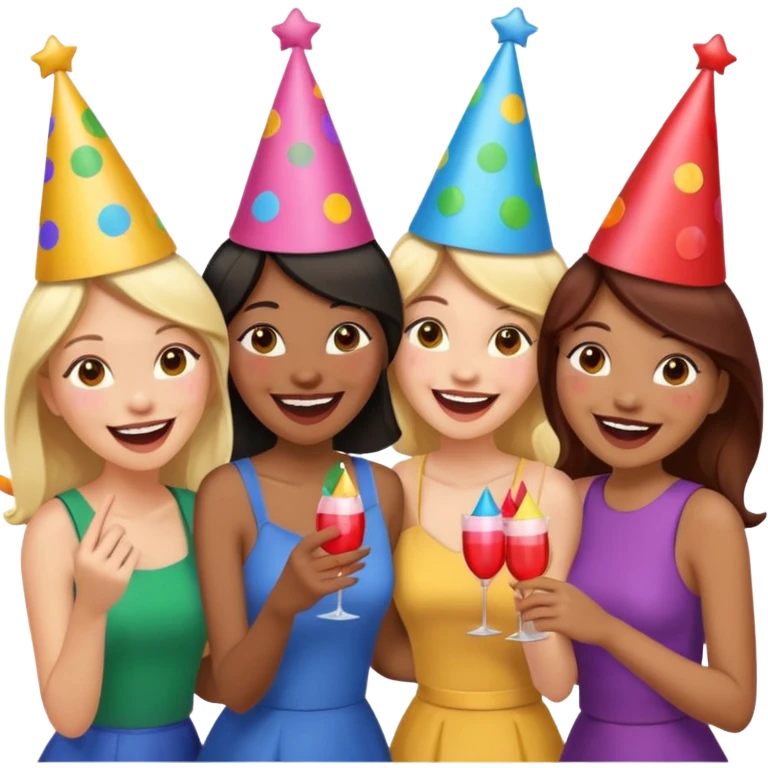 Five girlfriends emoji