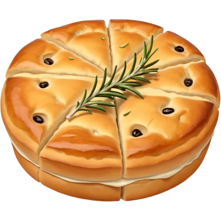 round focaccia emoji