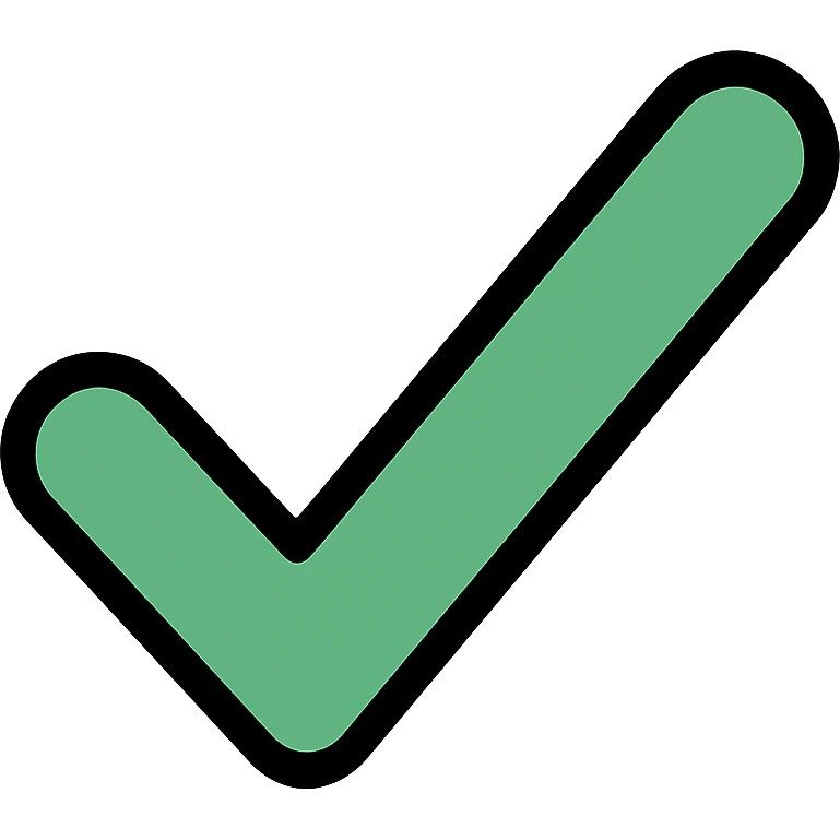 checkmark emoji