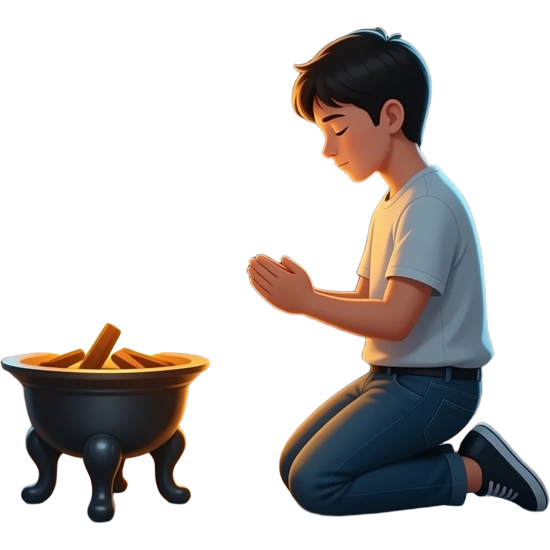 Pray to Satan emoji