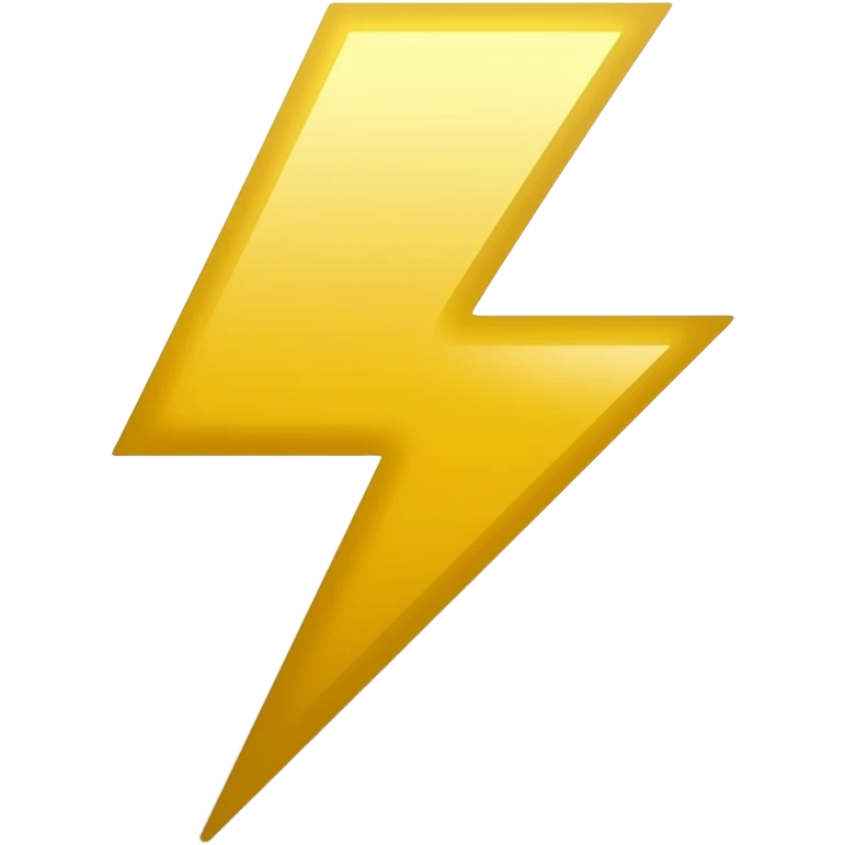 lightning bolt emoji