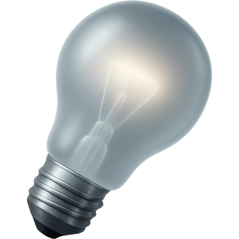 bulb emoji