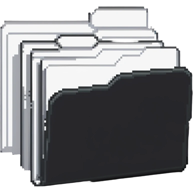 file folder with documents emoji