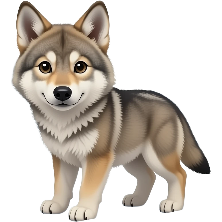 Wolf cub emoji