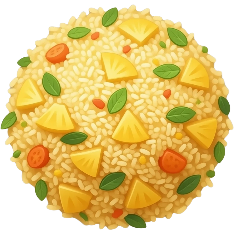 pineapple fried rice emoji