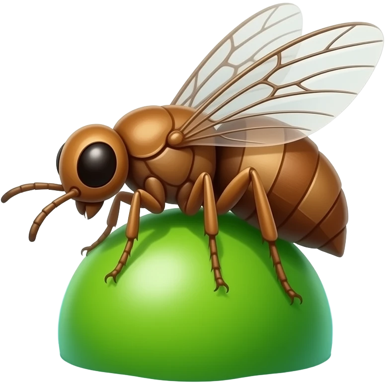 Flea on the pea in the sea emoji
