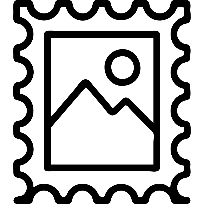 марка (с почтового письма( emoji