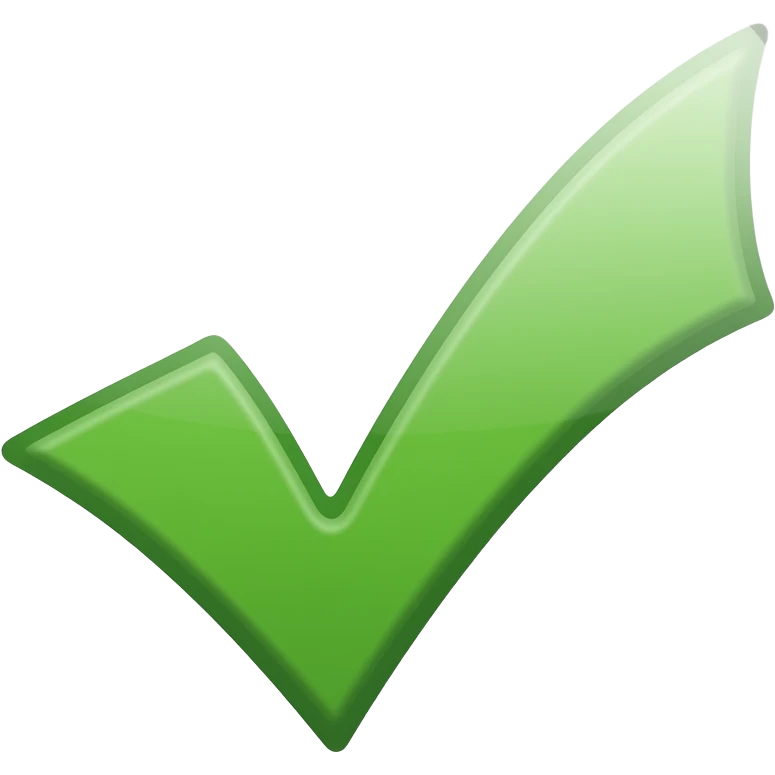 Verification mark emoji