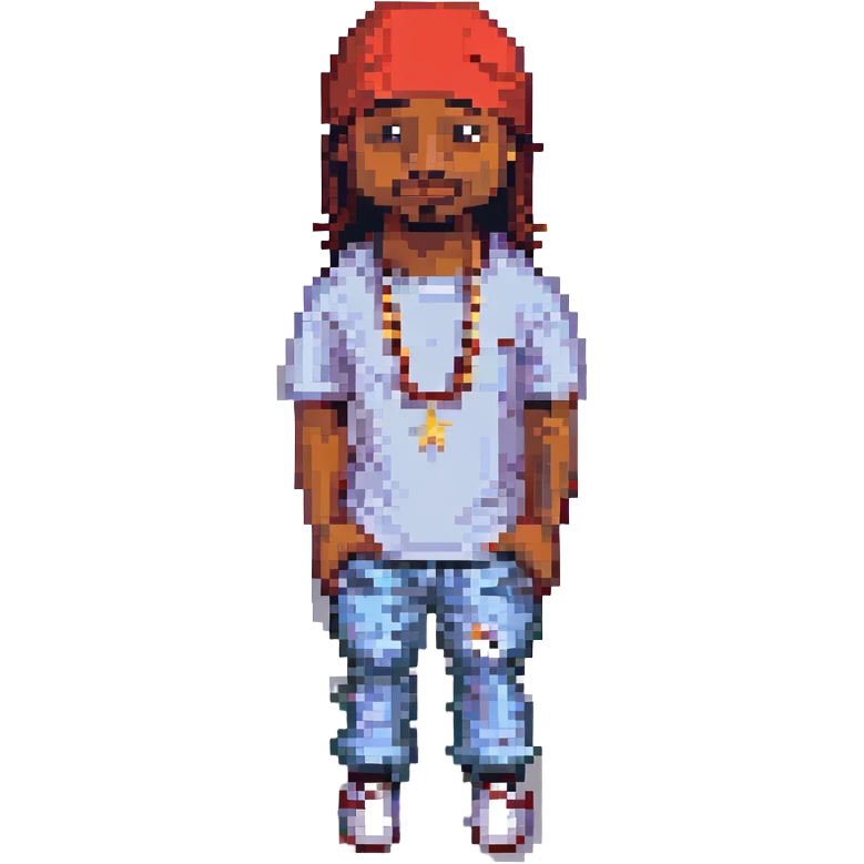 2Pac в полный рост, no background emoji