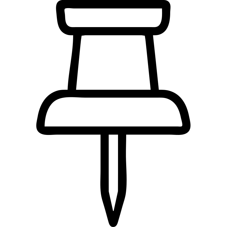 канцелярская кнопка (пушпин) emoji