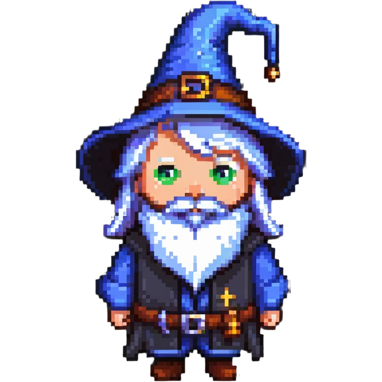 developer with a wizard hat emoji