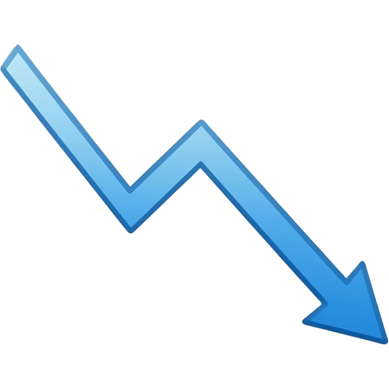 Decrease Graph emoji