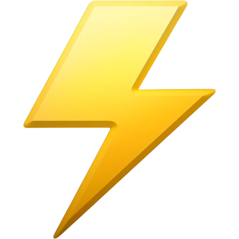 thunderbolt emoji