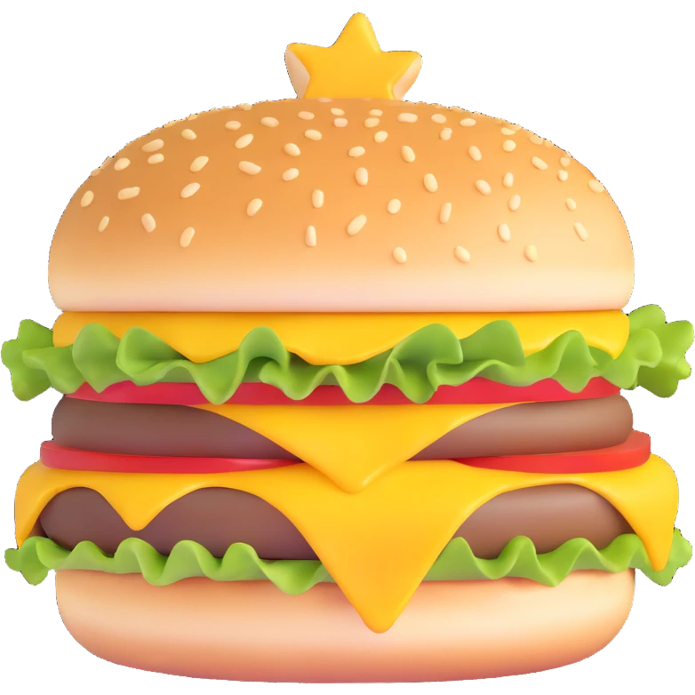 cheeseburger with a bite taken out emoji