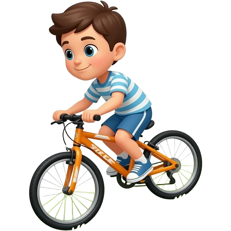 Лето мальчик катается с горки emoji