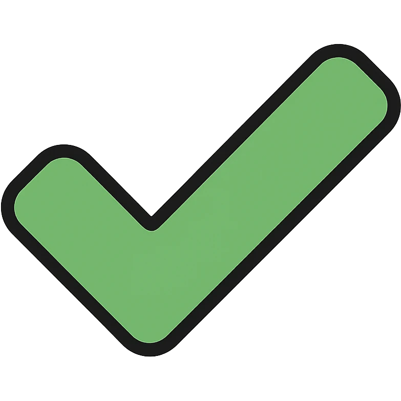 checkmark emoji