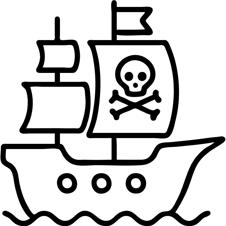 pirate ship emoji
