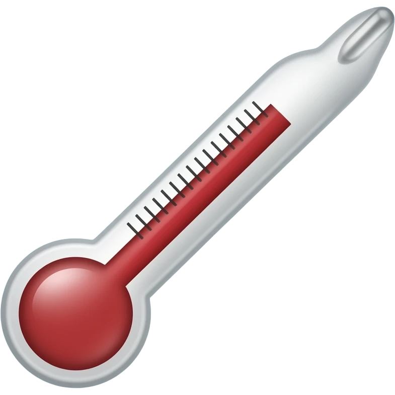 sick fever thermometer icon emoji