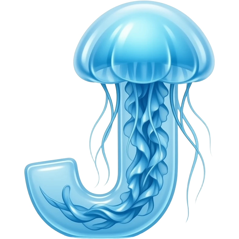 Jellyfish turns to letter J emoji