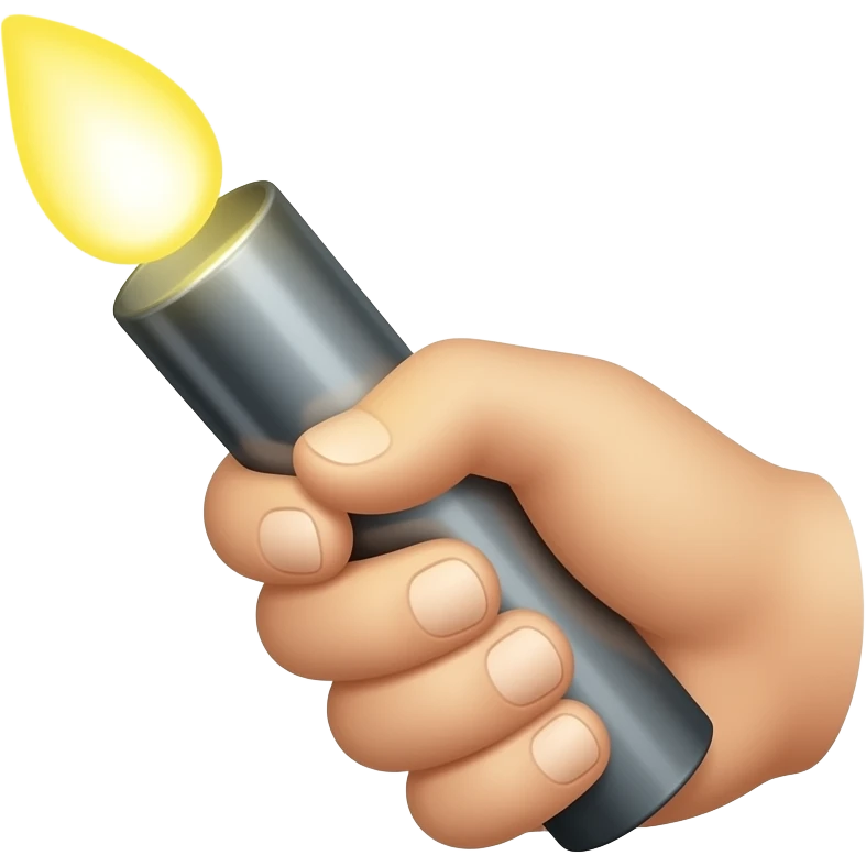 Torch light emoji