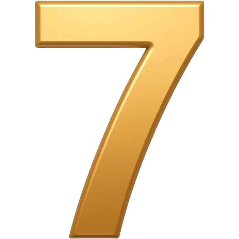 number 7 emoji