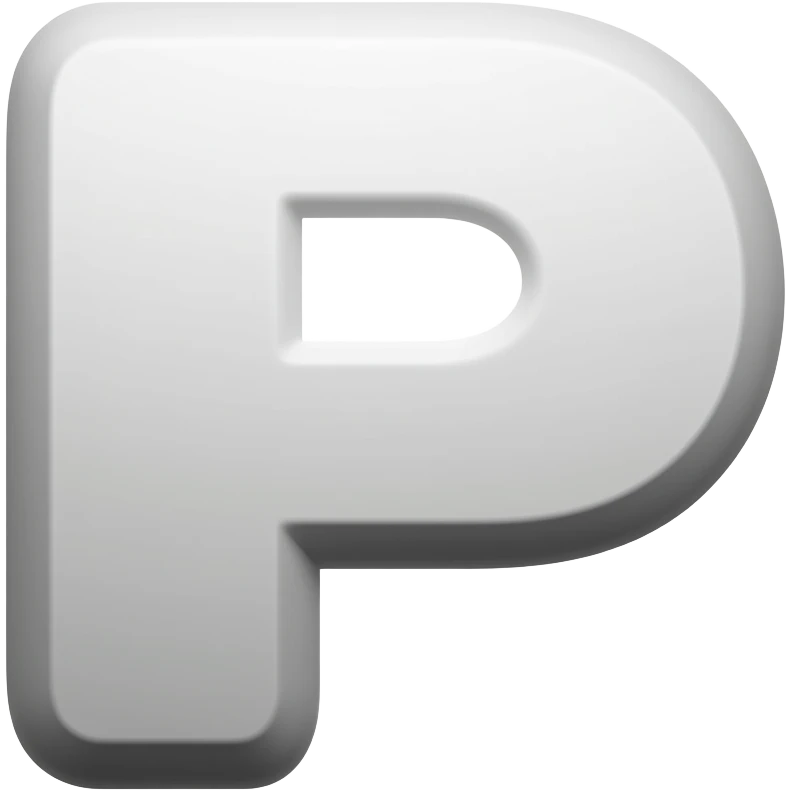 Letter P emoji