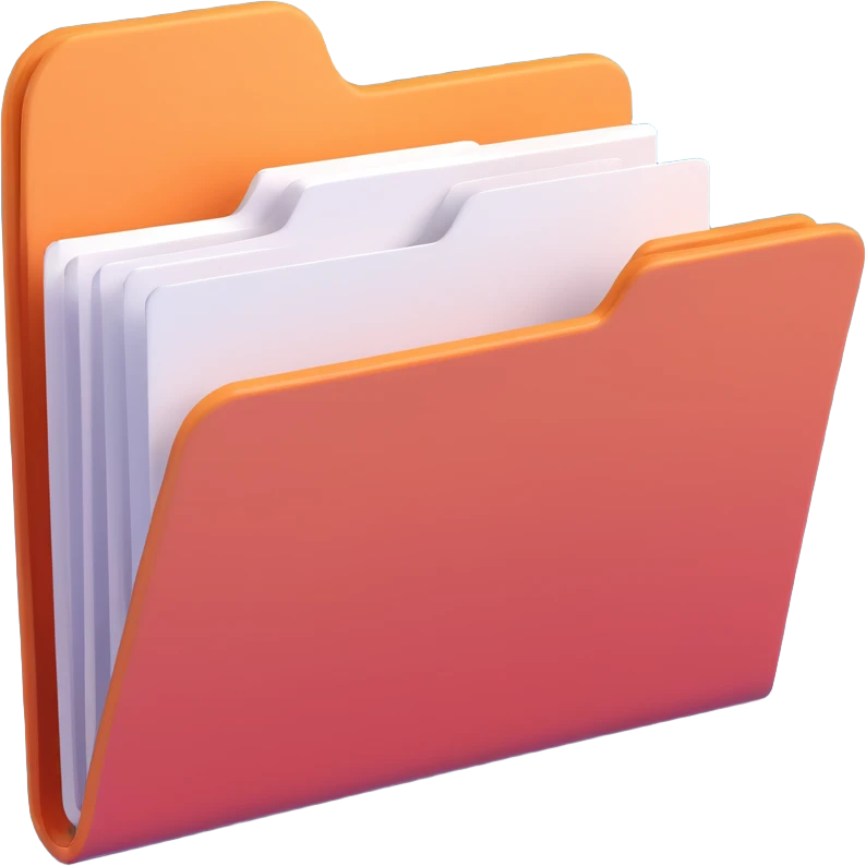 folder with documents emoji