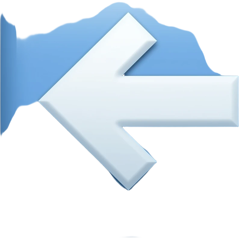 a reverse cock arrow icon emoji