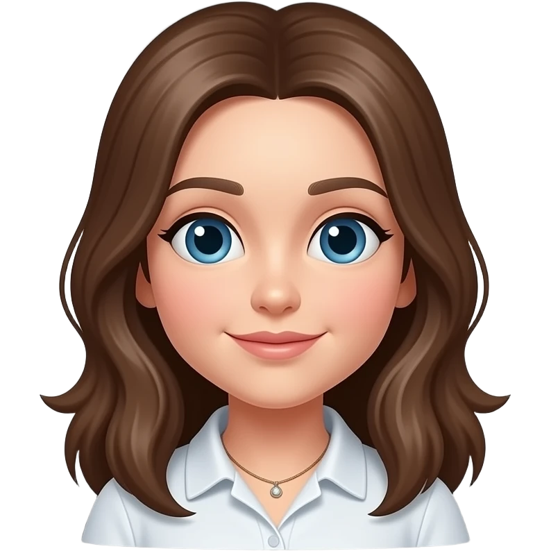 Chica con una caja emoji
