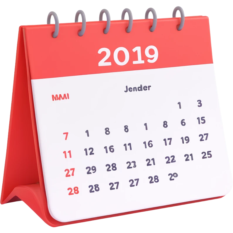 calendar week emoji