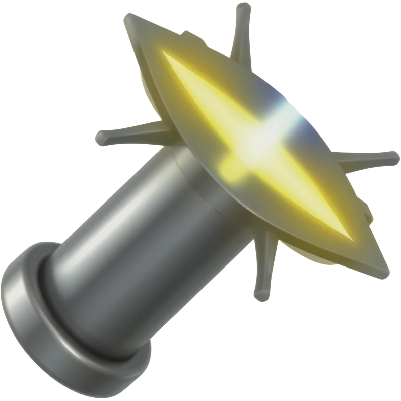 Laser beam emoji