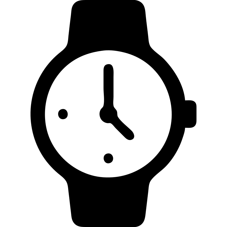 a watch emoji