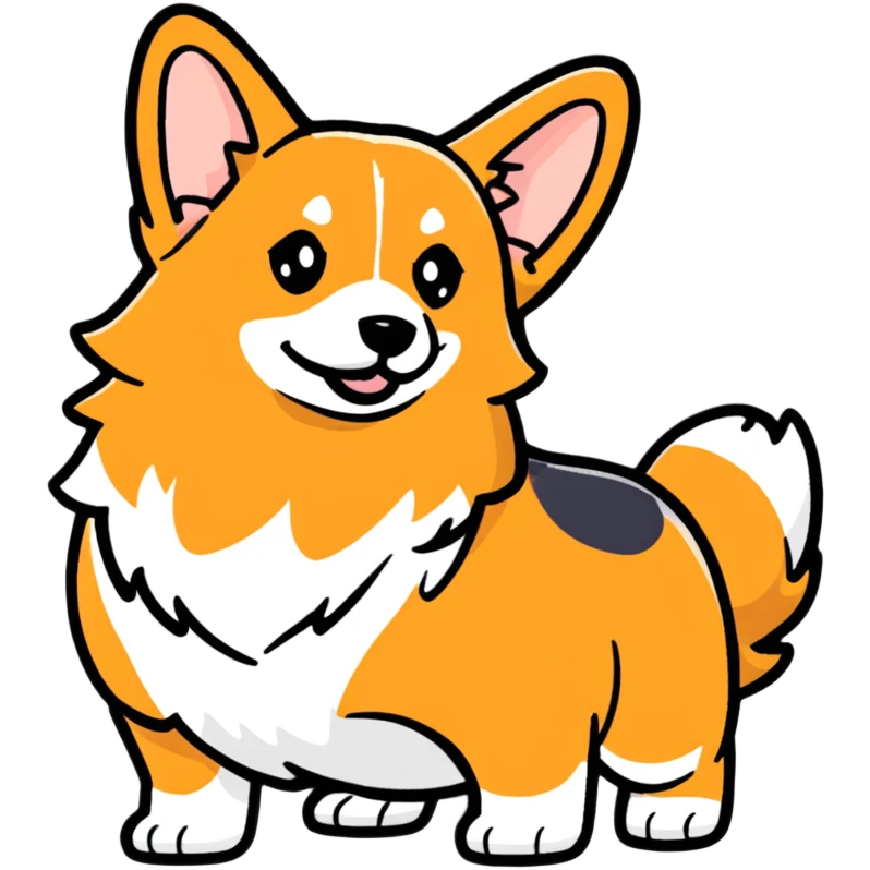 corgi butt emoji