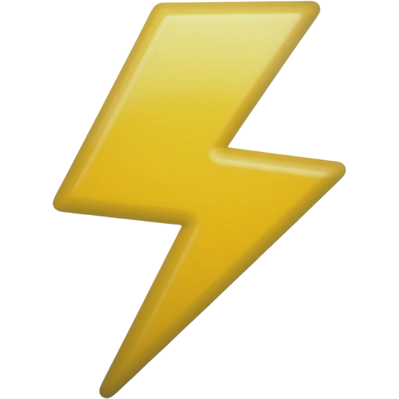 emoji de un rayo emoji