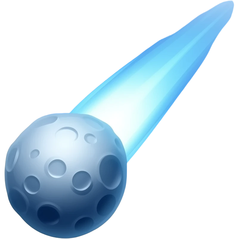 Comet blue emoji