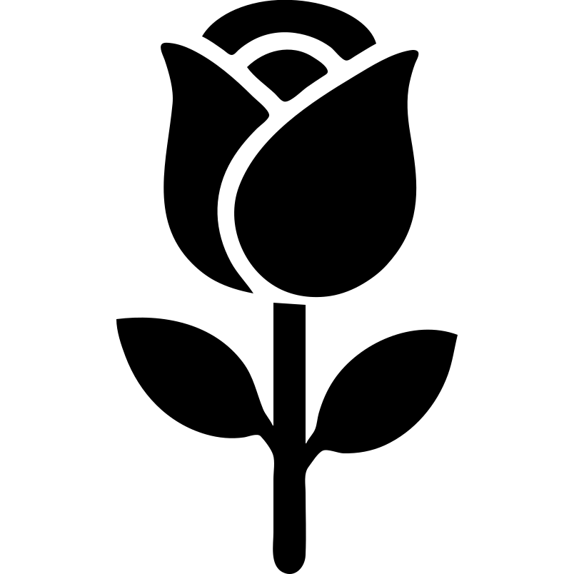 gold rose, stylized icon, minimal details emoji