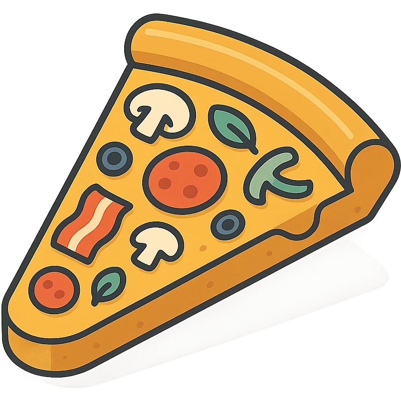 бекон оливки пепперони сыр грибы овощи emoji