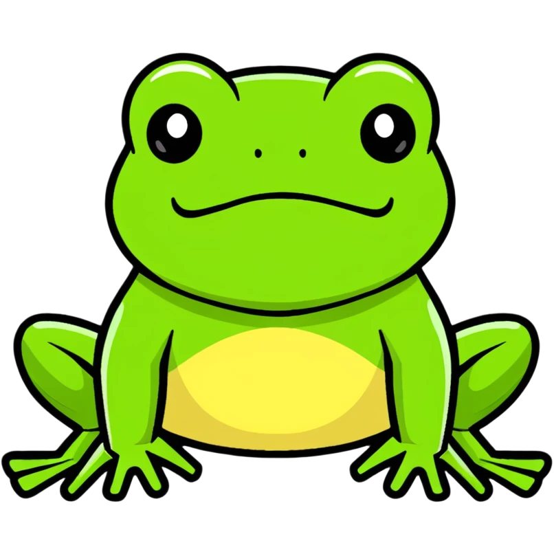 angry frog emoji