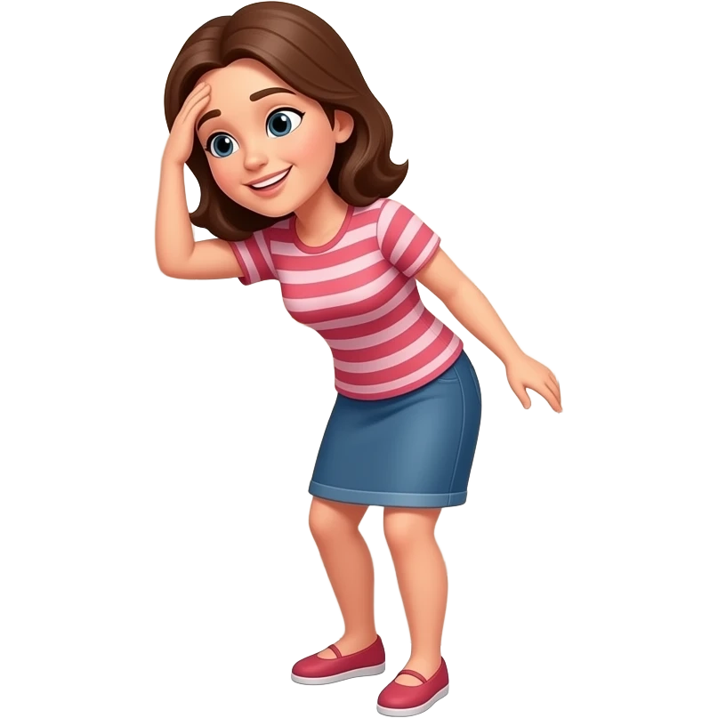 mulher batindo a cabeça numa porta emoji