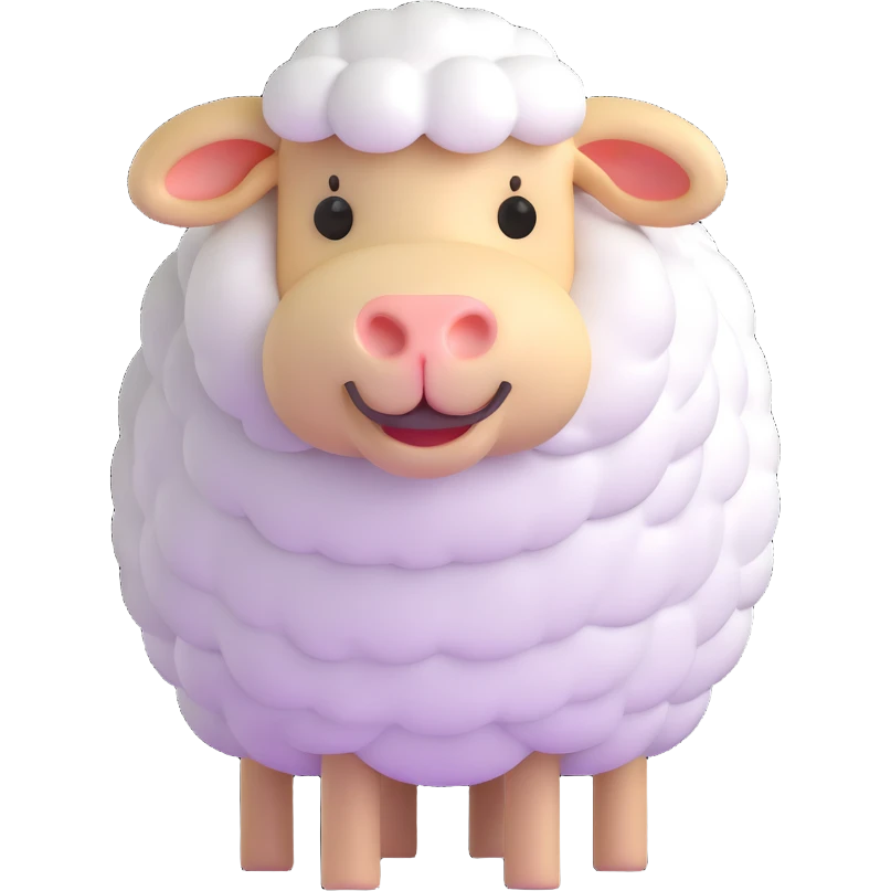 Minecraft sheep emoji