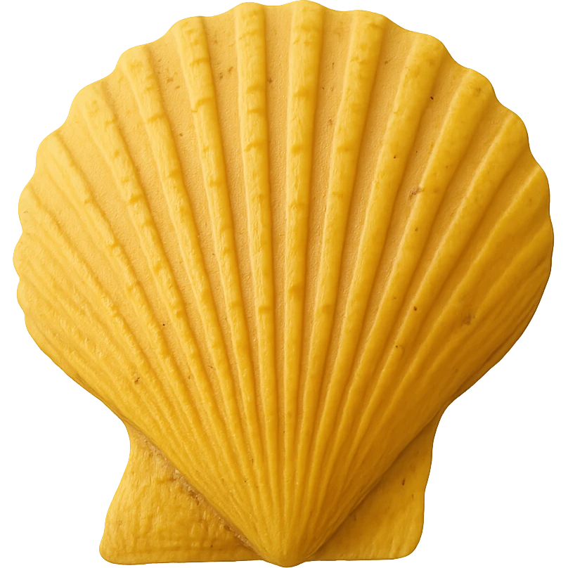 yellow seashell, remove background emoji
