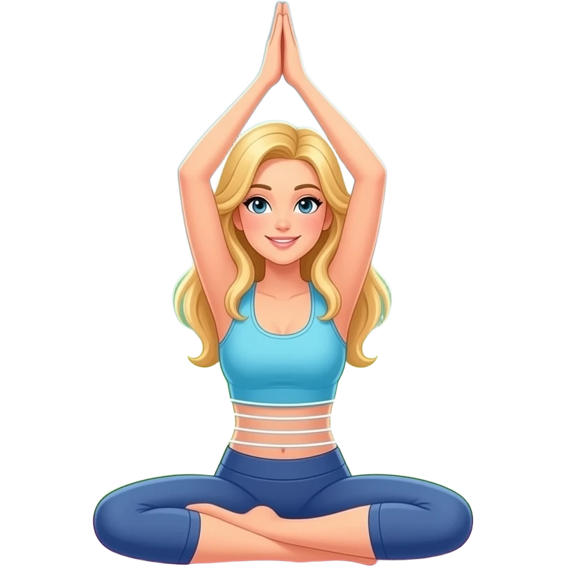 👱🏻‍♀️ 🧘🏼‍♀️🌸🌞🌳🎶 emoji