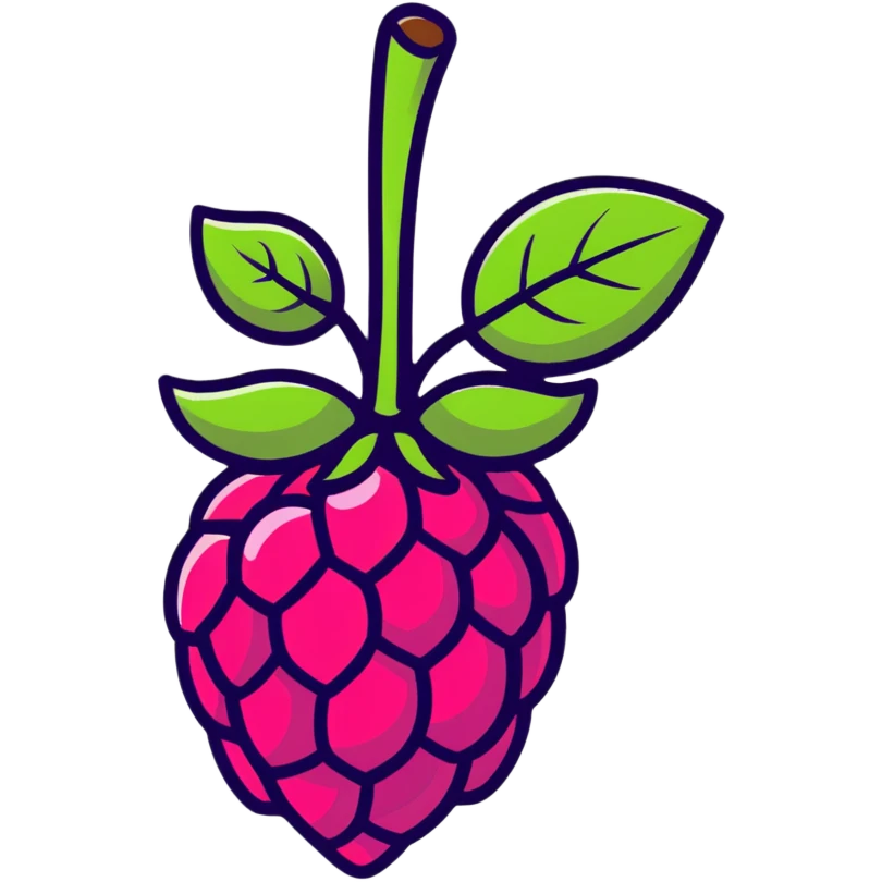 raspberry fruit emoji