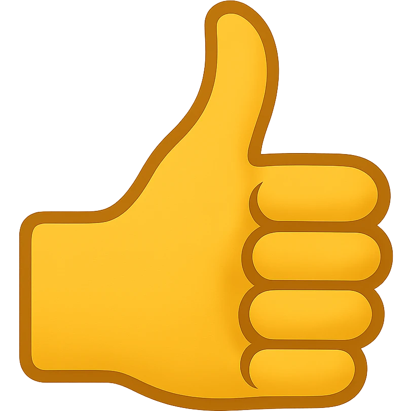 thumbs up emoji emoji